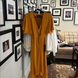 House of Harlow 1960 x REVOLVE Golden Wrap Dress